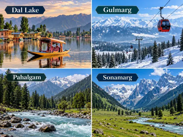 Places to Visit in Kashmir - Top Tourist Attractions & Things to Do in Kashmir
