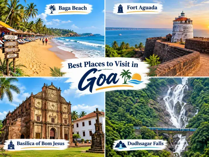 Best Places to Visit in Goa - Top Tourist Places & Things to Do in Goa