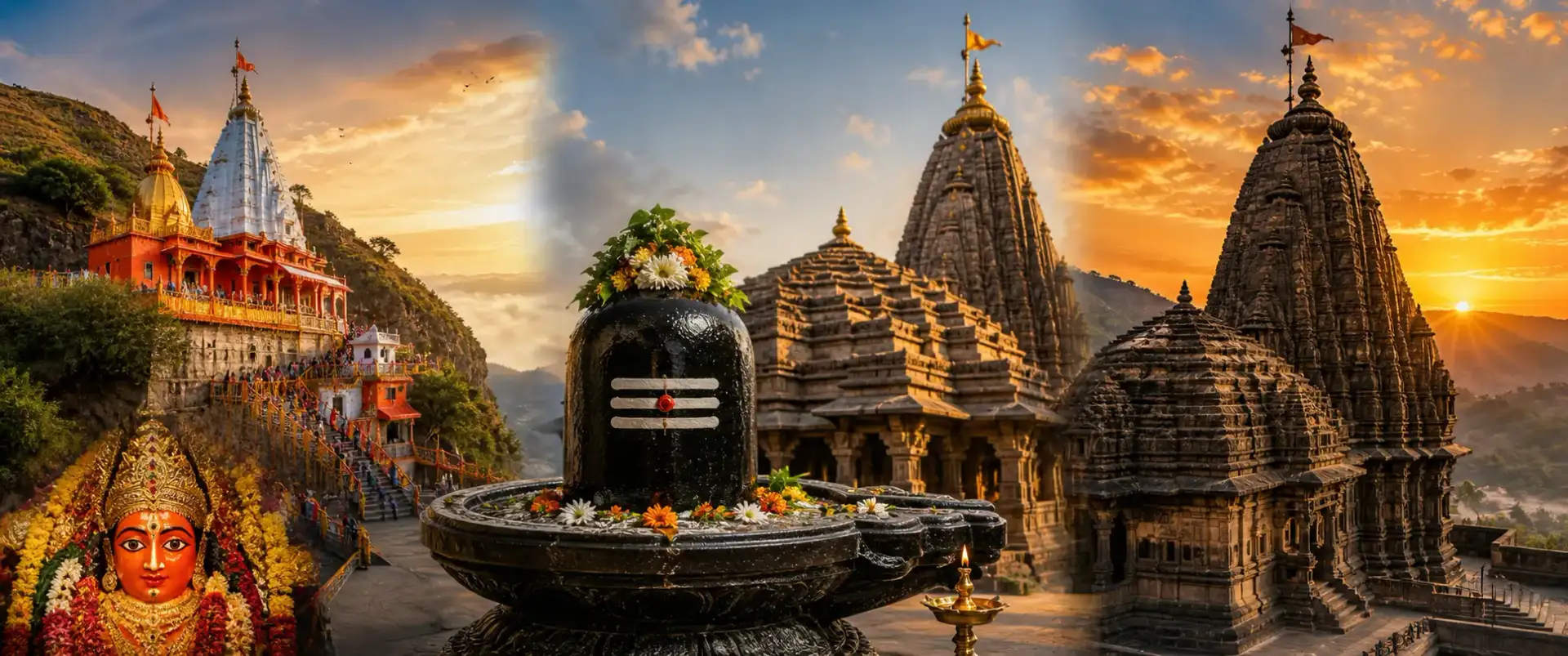 3 JYothirlinga With Saptahshringi & Shirdi