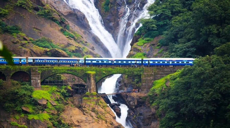 Goa's Dudhsagar Waterfalls